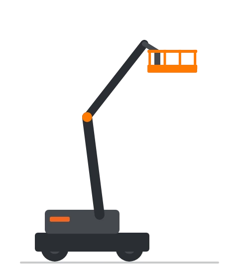 JLG 600AJ — plataforma brazo diesel 4x4 JLG